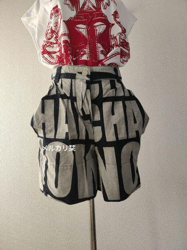 Vivienne Westwood English letter pattern three-dimensional cut shorts - Picture 1 of 9