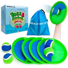 EVERICH Upgraded Toss and Catch Ball Game Set, Outdoor Games for Kids Toys, S...