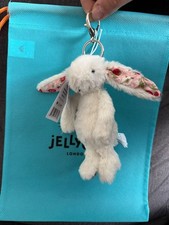Blossom Cream Bunny 'Berry' Bag Charm Jellycat | Jelly Journal