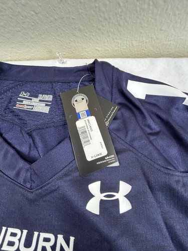 Auburn Tigers Football Jersey Sz XL Blue #1 War Eagle Under Armour On Field $130 - Picture 8 of 9