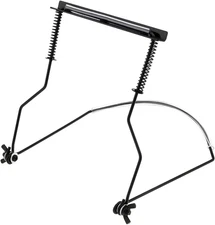 Harmonica Holder Neck Holder Stand, Mouth Organ Metal Frame Adjustable for 10 Ho