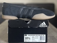 Size 10.5w - Adidas Originals Taekwondo Mei Ballet Black Gum JQ0669 Women's New