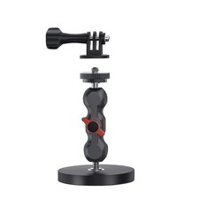 New Black Magnetic Suction Cup Mount For GoPro 13/12 for DJI Osmo Action Camera