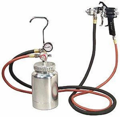 #ad Air Paint Spray Gun with 2 Quart Pot $144.89