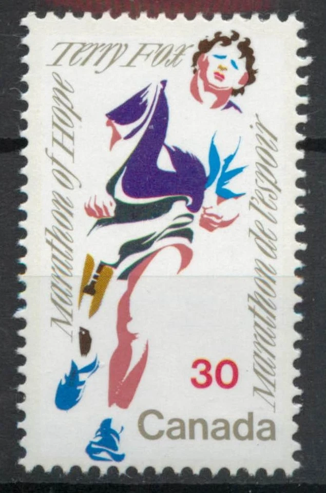 Canada 1982 Cancer Marathon of Hope Terry Fox SG 1044 MNH mint *COMBINED POSTAGE - Image 1 of 1