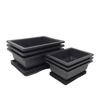 Tinyroots Bonsai Training Pots with Humidity Trays - Built in Mesh 6'' and 8'' ...