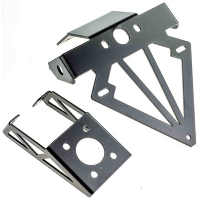 Nummernschildhalter TRW Kennzeichenhalter MSH 504 Aluminium beschichtet für Yama