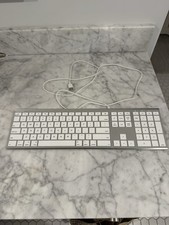 Macally Ultra Slim USB Wired Keyboard for Mac...