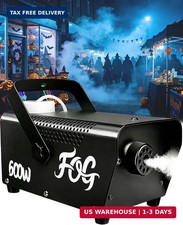 Fog Machine, Smoke Machine with Remote Control for Halloween, 600W