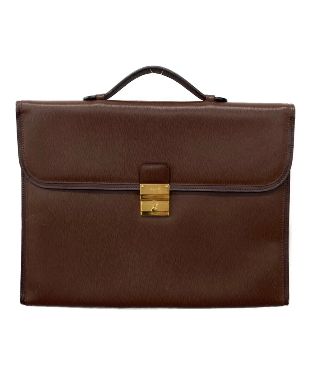 Bally ブラウンレザー ビジネスバッグ ゴールド金具 25+ Bally Brown Bags for Men for sale | Updated Oct 2026