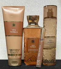 Bath & Body Works Viva Vanilla Fragrance Mist, Body Cream, Gel & Perfume Spray