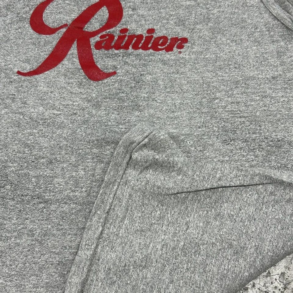 Vintage Champion Rainier Tank Top Mens XL Gray Athletic Shirt Made USA 80s Retro - Image 4 of 4