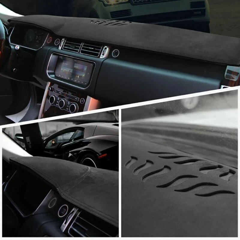 Console Dashboard Suede Mat Protector Sunshield Cover Fit For Peugeot 307 - Image 3 of 4