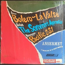 Ravel - Bolero, La Valse, Dukas, Honegger, ANSERMET, OSR, London CS 6367, STEREO