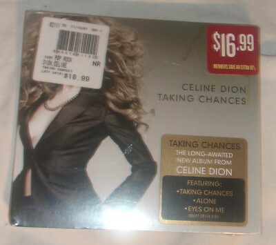 CELINE DION TAKING CHANCES CD NEW SEALED PAPER CASE