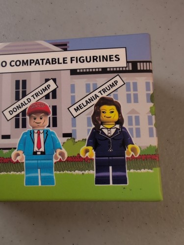Trump MAGA Build The Wall Construction + Bonus 3 Pack Figures (Legos Style ) - Picture 12 of 24
