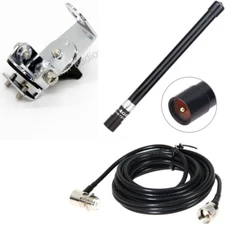 Nagoya NL-350 VHF/UHF 144/430MHz Dual Band Ham Radio Antenna RB-20 Base 5M Cable