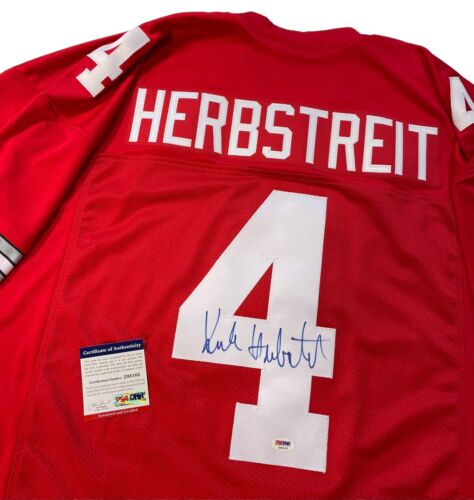 KIRK HERBSTREIT SIGNED OHIO STATE JERSEY PSA/DNA COA XL - Picture 2 of 4