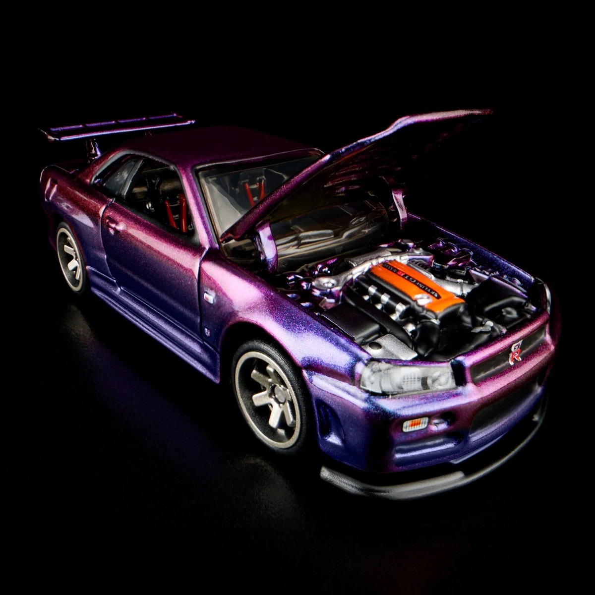🚨CONFIRMED🚨Hot Wheel RLC Nissan Skyline GTR R34 Midnight Purple