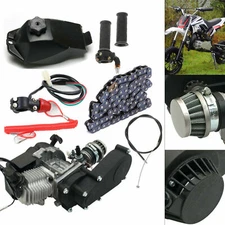 49CC 2 Stroke Engine Motor Kit Pull Start for Pocket Mini Quad Bike Scooter ATV