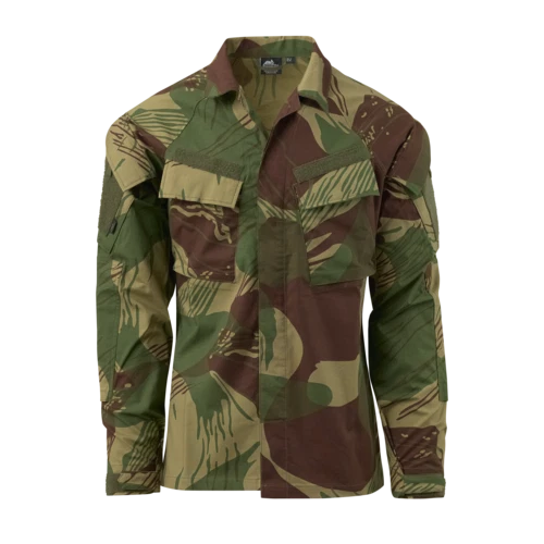 Helikon Tex Raid Jacke Feldhemd Shirt Rhodesian Bushstroke Camouflage