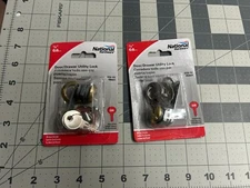 New 2-pack lot National Hardware N239-152 keyed drawer Utility Lock 1/4" 604