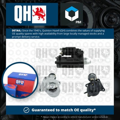 Starter Motor fits MAZDA 3 BK 1.6D 04 to 09 QH Y60118400A Y60118400B Y60118400C