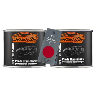 Autolack Set Dose spritzfertig für Citroen X9 Rouge Ardent Ardent Rot 1,0L