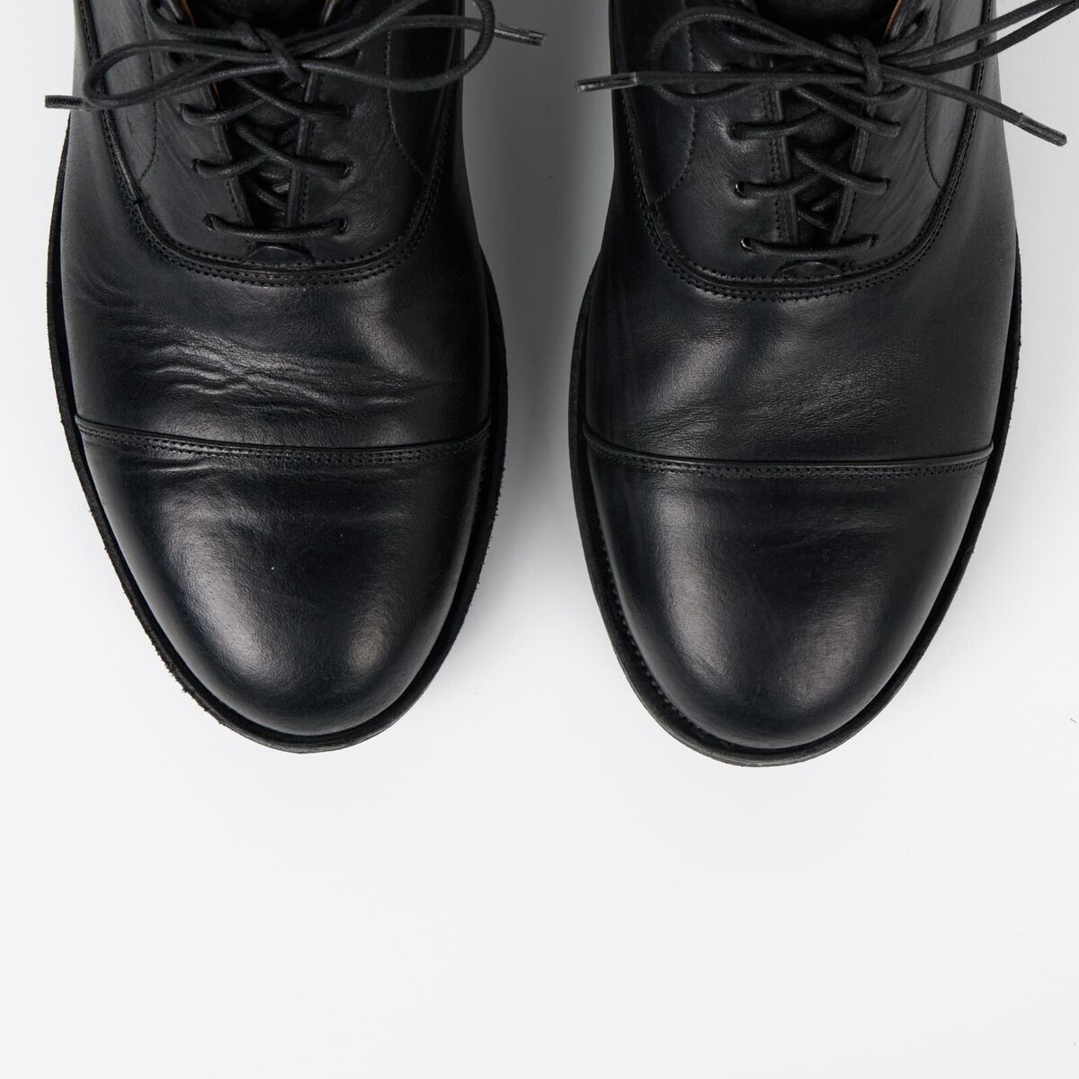 Viberg - Bastion Oxford - Black Horsebutt - 2020 Last - Size Viberg - Bastion Oxford - Black Horsebutt - 2020 Last - Size