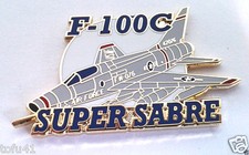 F-100C SUPER SABRE (1-1/2") US Air Force Military Hat Pin P61673 EE