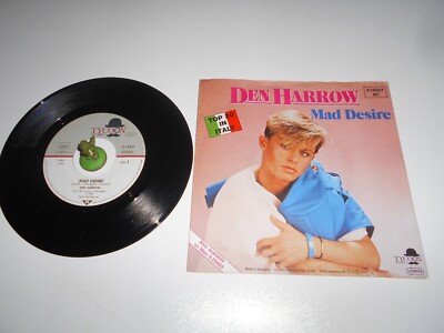 Den Harrow - Mad Desire (1985) Vinyl 7` inch Single Vg ++