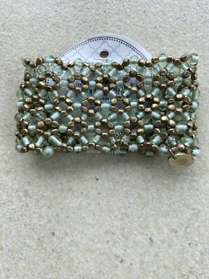 Lisbeth Dahl Woven Bracelet With Beads