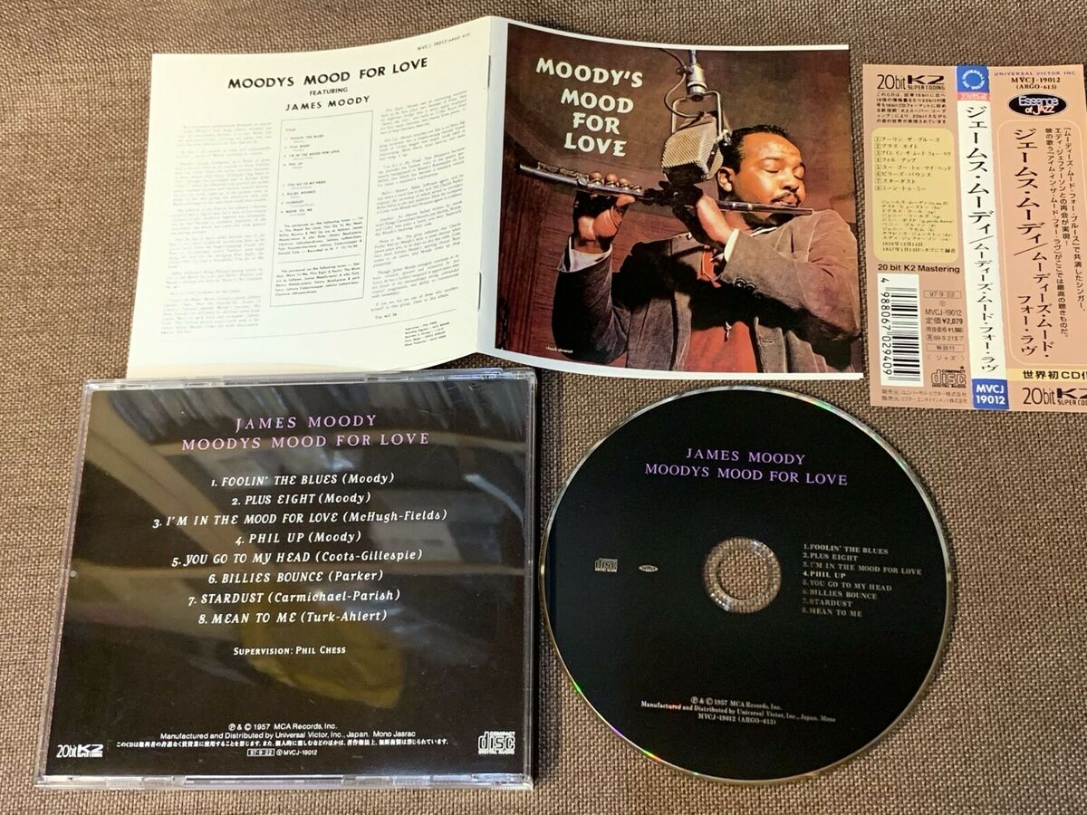 James Moody – Moody's Mood For Love, Japan MCA MVCJ-19012 20bit K2 James Moody – Moody's Mood For Love, Japan MCA MVCJ-19012 20bit K2