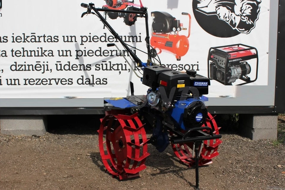 Einachsschlepper Motorhacke Gartenfräse 16PS + Zubehör + Anhänger - Bild 4 von 4