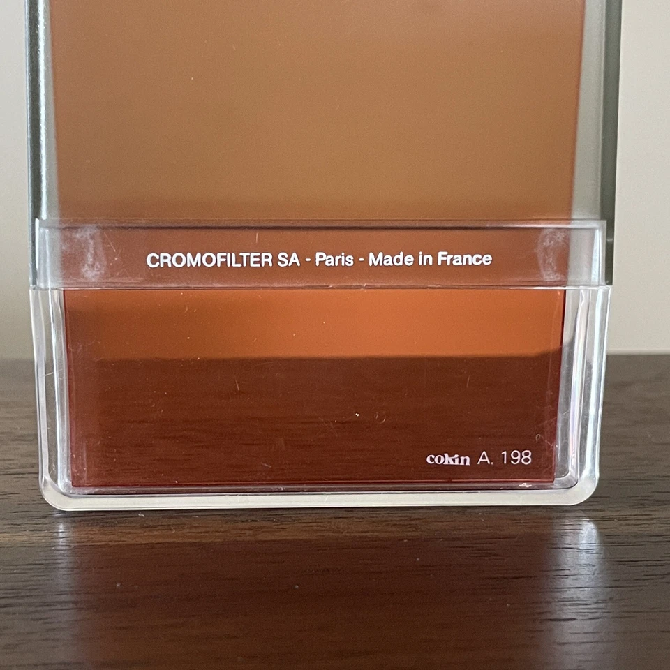 COKIN A198 Vintage Sunset 2 Lens Filter Cromofilter SA A 198 w/ Case France - Image 4 of 4