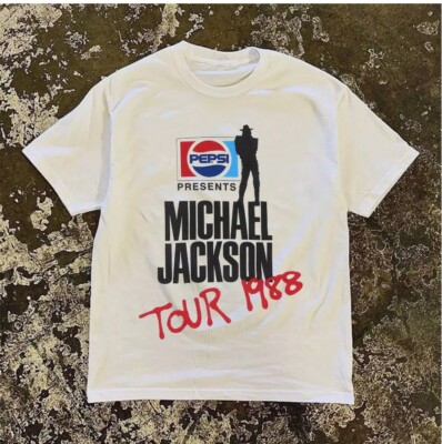 Michael Jackson Tour 1988 T-shirt - Vintage Style - 90's Tee - Birthday Gifts