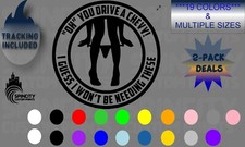 You Drive A Chevy Panty Droppers Car Window Vinyl Decal Funny Truck Sticker
