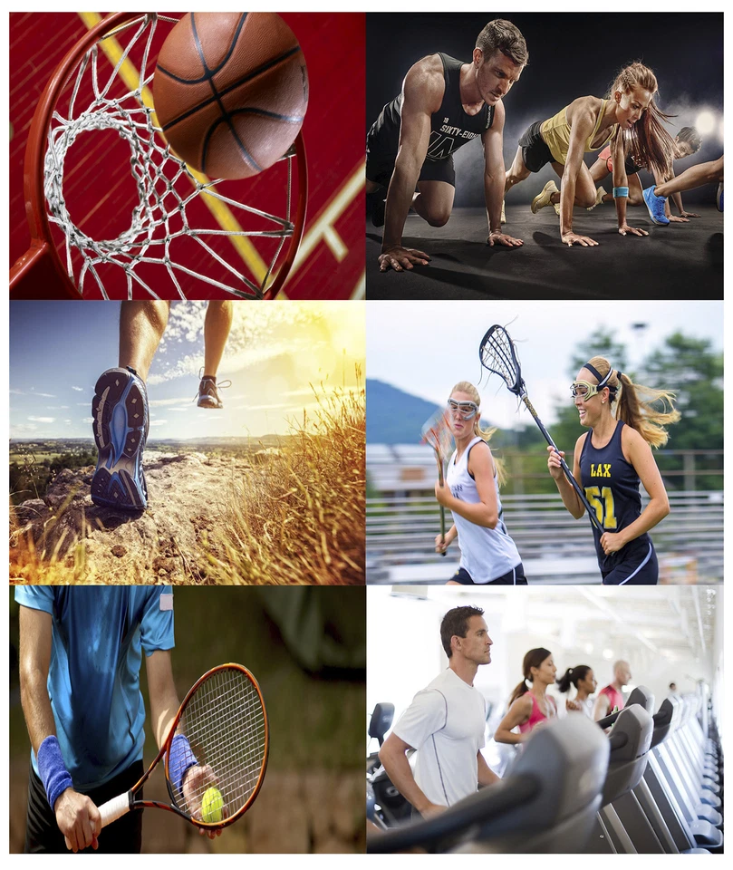 Paquete de 6 calcetines lisos deportivos deportivos de trabajo lisos de algodón blanco negro gris Foto 4 de 4