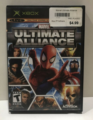 Marvel: Ultimate Alliance (Microsoft Xbox, 2006) Complete