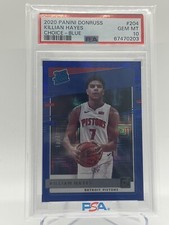 Killian Hayes Donruss Choice Blue /49 PSA 10 / Pop 2!