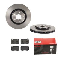 Brembo Bremsscheiben Coated Ø324Mm + BremsbelÄGe Vorne FÜR Nissan 350 Z Z33