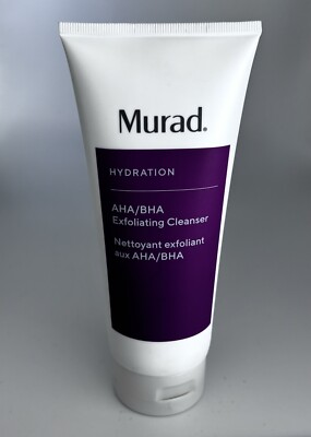 Murad Hydration AHA/BHA Exfoliating Cleanser 6.75 fl oz New Sealed /No Box