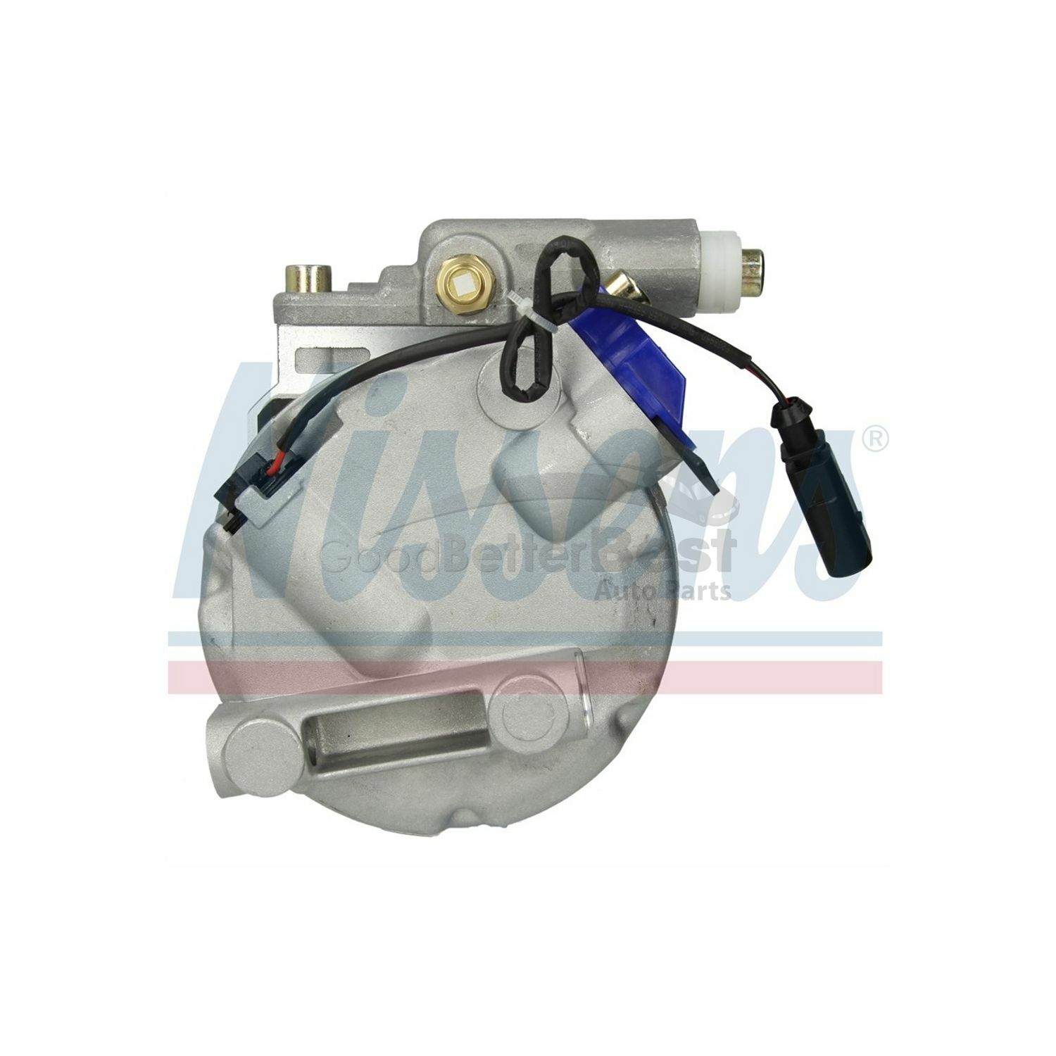One New Nissens A/C Compressor 89418 400260805 for Audi Lamborghini