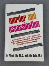 Murder and Assassination by Albert Ellis, John Gullo 1st Ed Dust Cover 1971