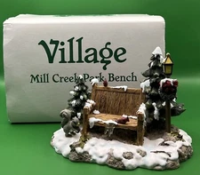 Dept. 56 Snow Village Accessory "Mill Creek Park Bench" #52654