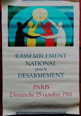 Picasso - Nationale Versammlung zur Abrüstung - Originalplakat 1981