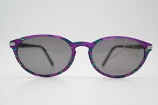 Vintage Sunglasses Eschenbach 6506 Multicolored Silver Black Oval