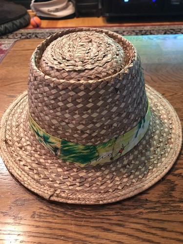 Unisex Summer Straw Bonnet Hat Jamaica 