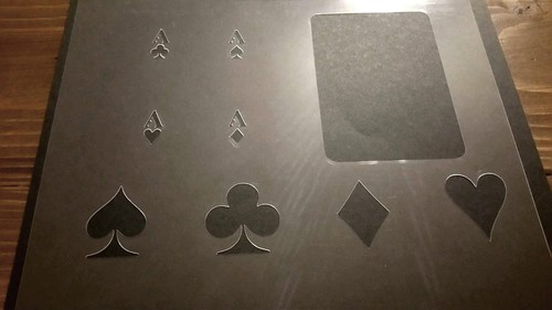 Spiel spielen Original Poker Karten Größe Ass Diamant Club Herz Spaten Schablone - Bild 4 von 5