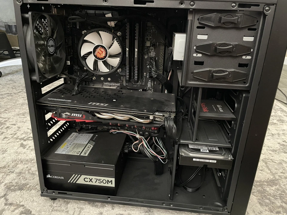 Gaming PC desktop GTX1060 Intel i5 7600k Windows 10 1TB HDD 240GB SSD 16gb ram - Image 3 of 3